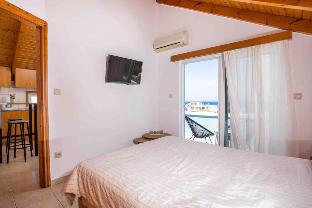 Megat Seaview And Seaside Apartments Ialysos  Luaran gambar